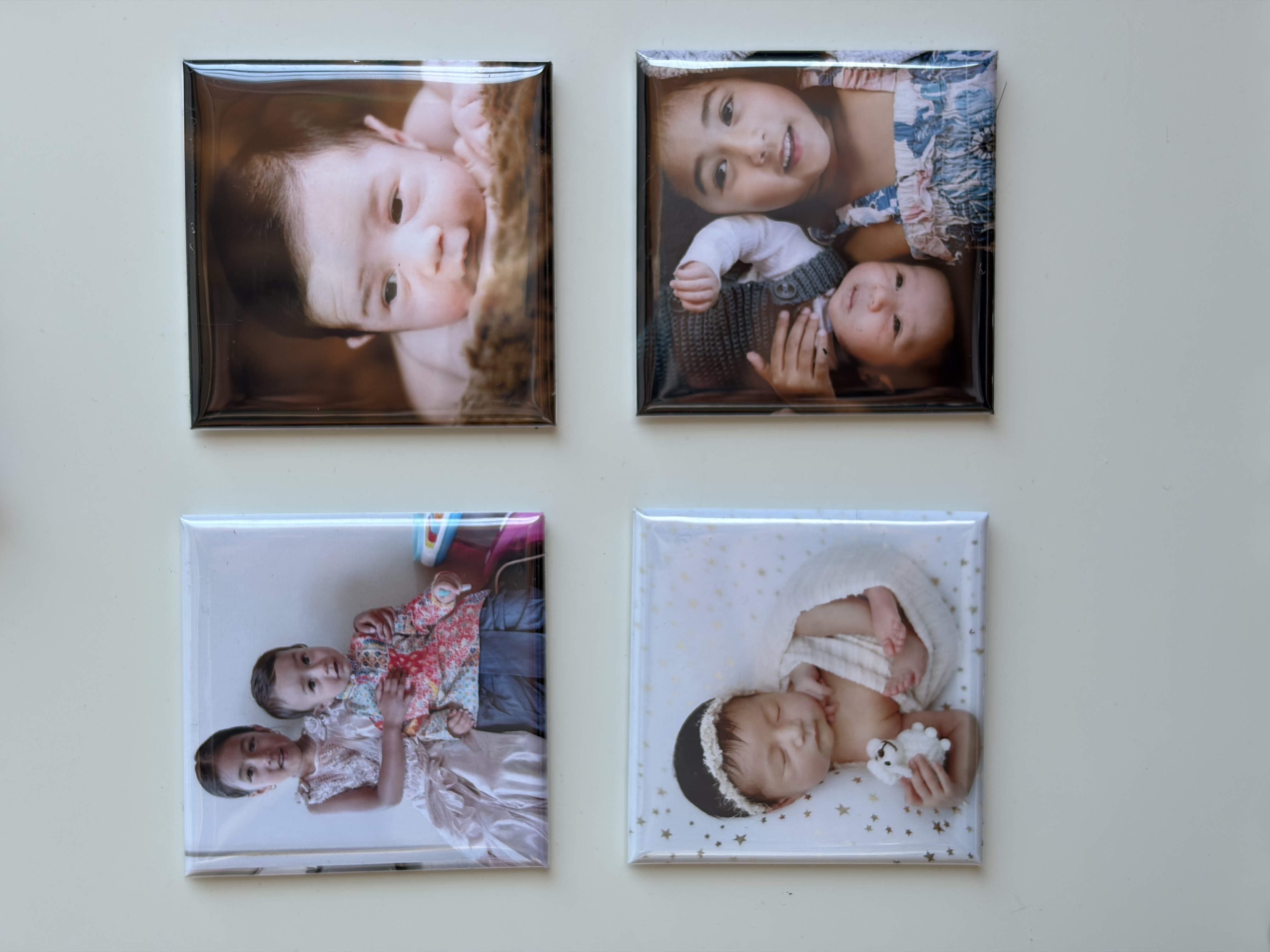 Mero Magnets photo magnets on display